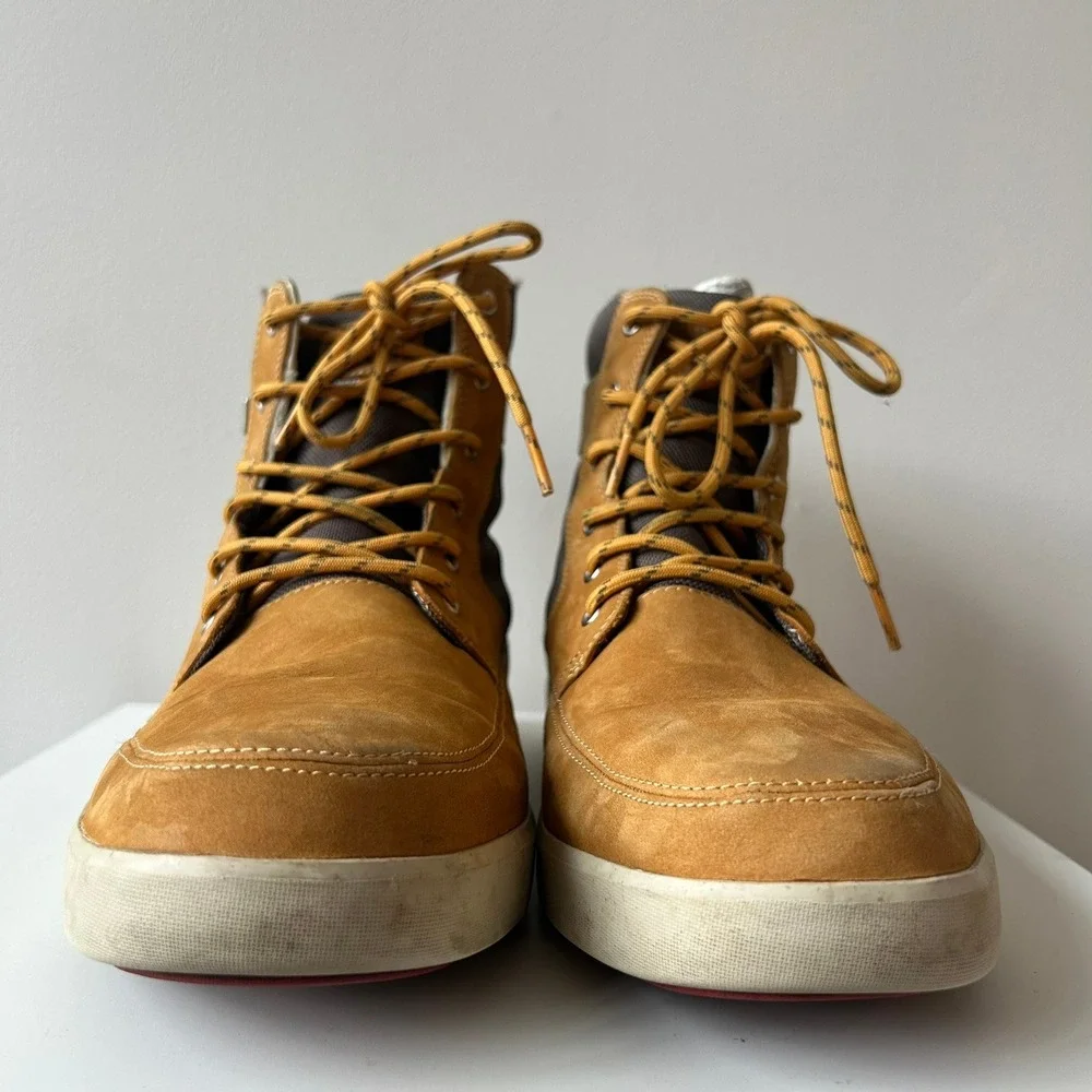 Helly Hansen Waterproof Boots Stockholm Winter 11 Wheat Bungee Cord High Top